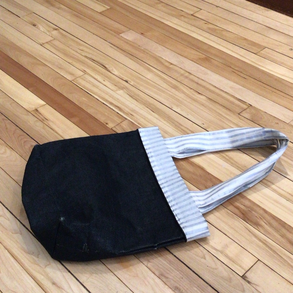 Stylish Black and Gray Men's Tote Bag